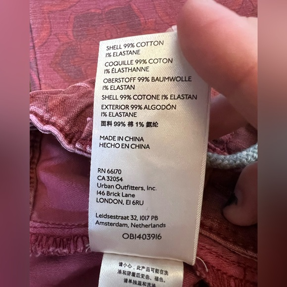 Anthropologie Pilcro Trailblazer Patchwork Pants Cargo Patch Pockets Size S - Picture 6 of 12